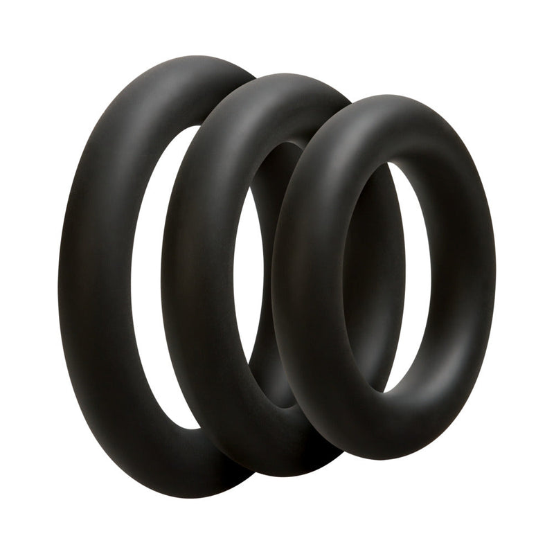 OptiMALE Â 3 C-Ring Set Â Thick Black