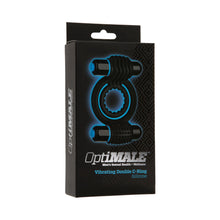 OptiMALE Â Vibrating Double C-Ring Black