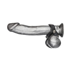 Blue Line C&B Gear V-style Cock Ring with Ball Divider