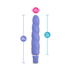 Luxe Anastasia Silicone Slimline Vibrator Periwinkle