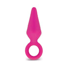 Luxe Candy Rimmer Small Silicone Anal Plug Pink