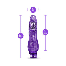 Naturally Yours Fantasy Vibe Realistic 8.5 in. Vibrating Dildo Purple
