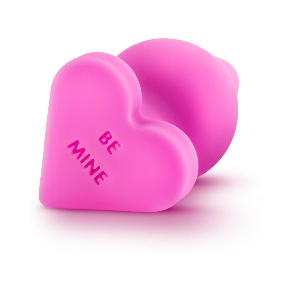 Play with Me Naughty Candy Hearts ''Be Mine'' Anal Plug Pink