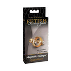 Fetish Fantasy Gold Magnetic Nipple Clamps Gold