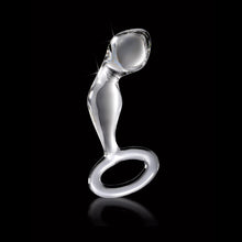 Icicles No. 46 Glass Prostate Massager 3.5 in. Clear