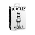 Icicles No. 47 Beaded 4 in. Glass Anal Plug Clear
