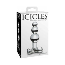 Icicles No. 47 Beaded 4 in. Glass Anal Plug Clear