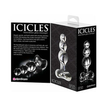 Icicles No. 47 Beaded 4 in. Glass Anal Plug Clear