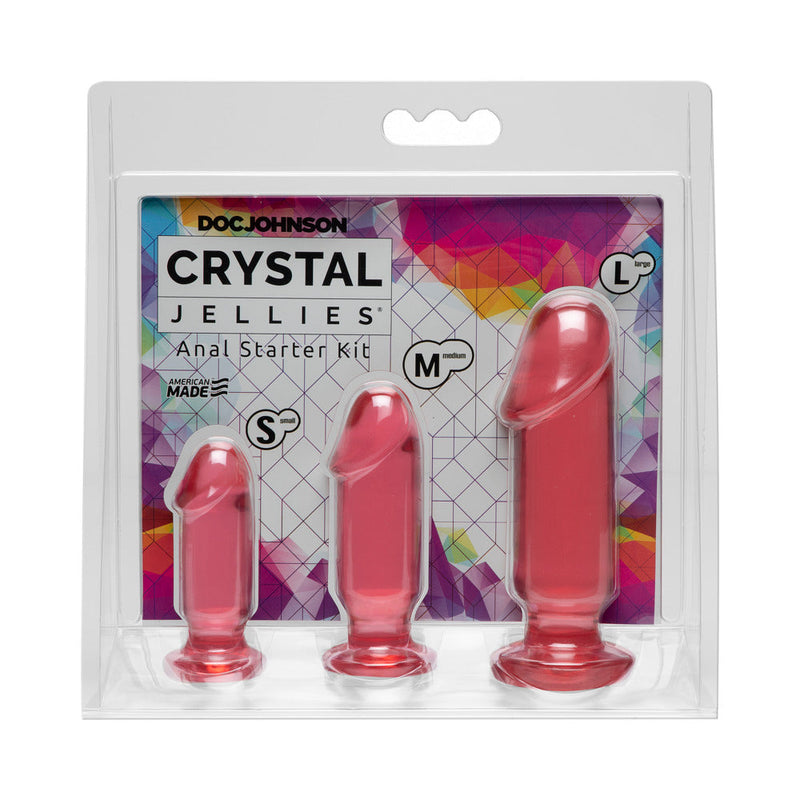 Crystal Jellies Â Anal Starter Kit Pink