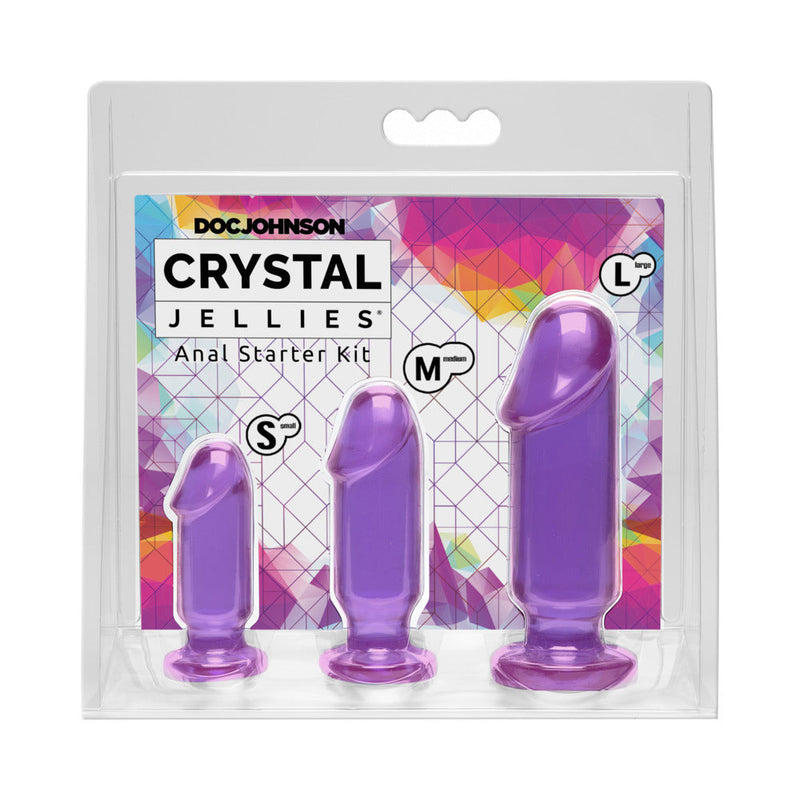 Crystal Jellies Â Anal Starter Kit Purple