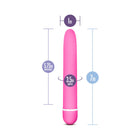 Rose Luxuriate Classic Slimline Vibrator Pink