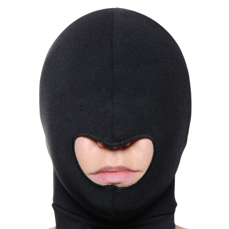 Master Series Facade Spandex Hood with Mouth Hole Black