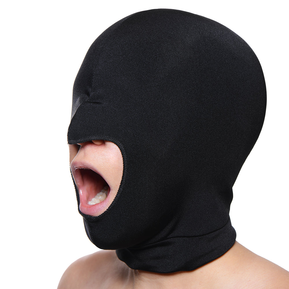 Master Series Facade Spandex Hood with Mouth Hole Black