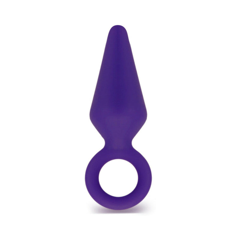 Luxe Candy Rimmer Medium Silicone Anal Plug Purple
