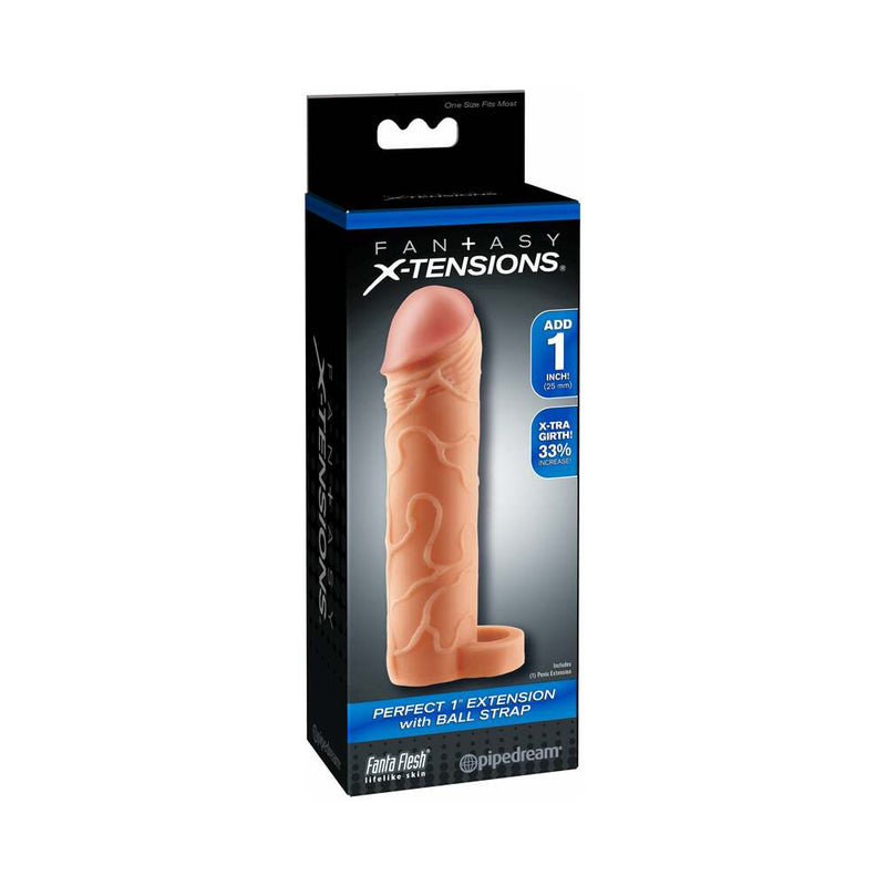 Fantasy X-tensions Perfect 1 in. Extension With Ball Strap Beige