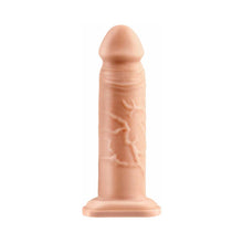 Fantasy X-tensions 8 in. Silicone Hollow Extension With Adjustable Straps Beige