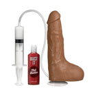Bust It Squirting Realistic Cock Brown w/1oz Nut Butter