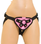 Lux Fetish Neoprene Strap-On Harness Pink