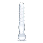 Glas 8 in. Joystick Clear Glass Dildo