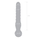 Glas 8 in. Joystick Clear Glass Dildo