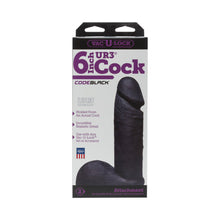 Vac-U-Lock - ULTRASKYN 6in Realistic Cock CODEBLACK