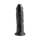 King Cock 9 in. Cock Realistic Dildo With Suction Cup Black