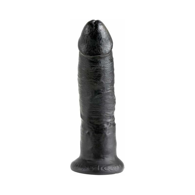 King Cock 9 in. Cock Realistic Dildo With Suction Cup Black