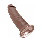 King Cock 10 in. Cock Realistic Dildo With Suction Cup Brown