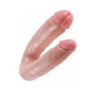 King Cock Double Trouble Large 7 in. Realistic Dual-Ended Dildo Beige