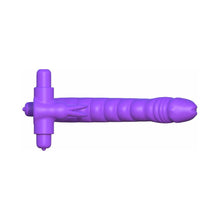 Fantasy C-Ringz Double Penetrator Vibrating Rabbit Dual Entry Cockring Purple