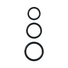 Fantasy C-Ringz Silicone 3-Ring Stamina Set Black
