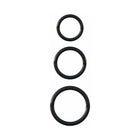 Fantasy C-Ringz Silicone 3-Ring Stamina Set Black