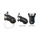 Fantasy C-Ringz Extreme Silicone Cock Blocker Locking Chastity Cage Black