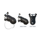 Fantasy C-Ringz Extreme Silicone Cock Blocker Locking Chastity Cage Black