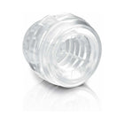 PDX Mega-Bator Pussy Rotating Thrusting Stroker With Suction Cup Clear/White