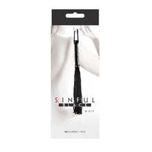 Sinful Vinyl Whip Black