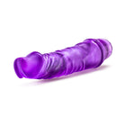 B Yours Vibe 6 Realistic 9.25 in. Vibrating Dildo Purple