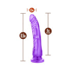 B Yours Sweet ''n Hard 6 Realistic 8.5 in. Dildo Purple
