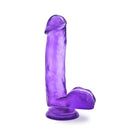 B Yours Sweet ''n Hard 1 Realistic 7 in. Dildo with Balls Purple