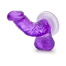 B Yours Sweet ''n Hard 8 Realistic 6.5 in. Dildo with Balls Purple