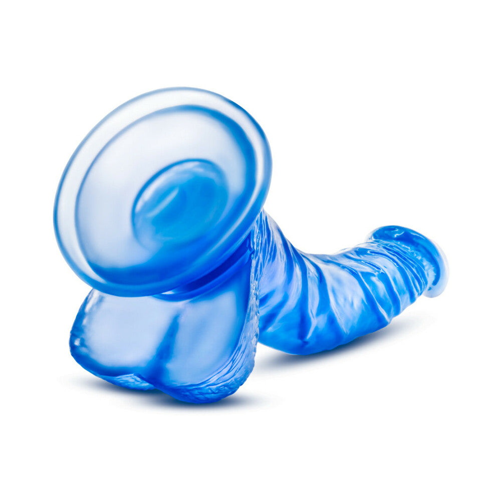 B Yours Sweet ''n Hard 7 Realistic 8.5 in. Dildo with Balls Blue
