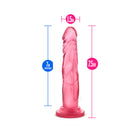 B Yours Sweet ''n Hard 5 Realistic 7.5 in. Dildo Pink