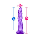 B Yours Sweet ''n Hard 5 Realistic 7.5 in. Dildo Purple