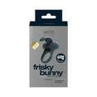 VeDO Frisky Bunny Rechargeable Vibrating Ring - Black Pearl