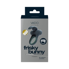 VeDO Frisky Bunny Rechargeable Vibrating Ring - Black Pearl