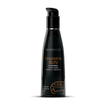 Wicked Aqua Cinnamon Bun Water-Based Lubricant 4 oz.
