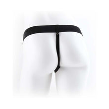 Fetish Fantasy Series 7 in. Vibrating Hollow Strap-On with Balls Beige/Black