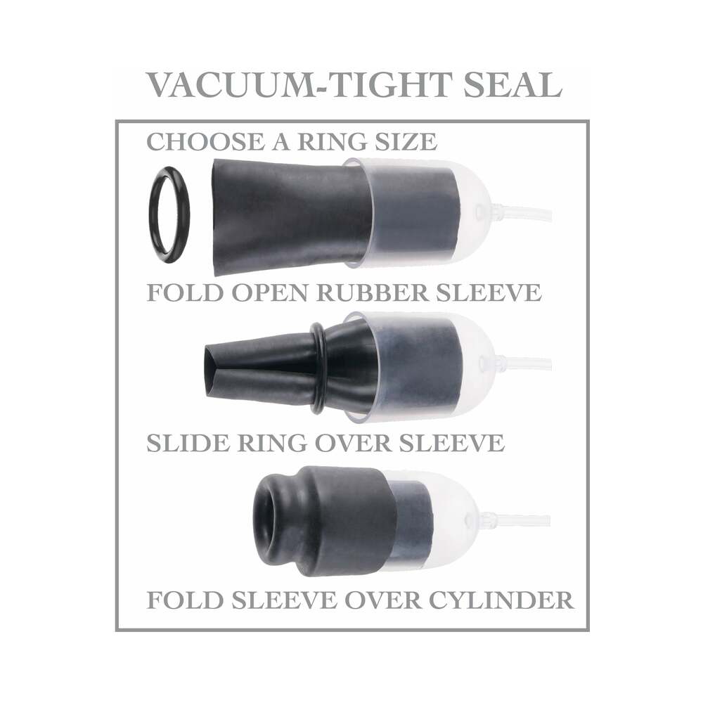 Fetish Fantasy Series Suck N'' Stroke Head Pump Black