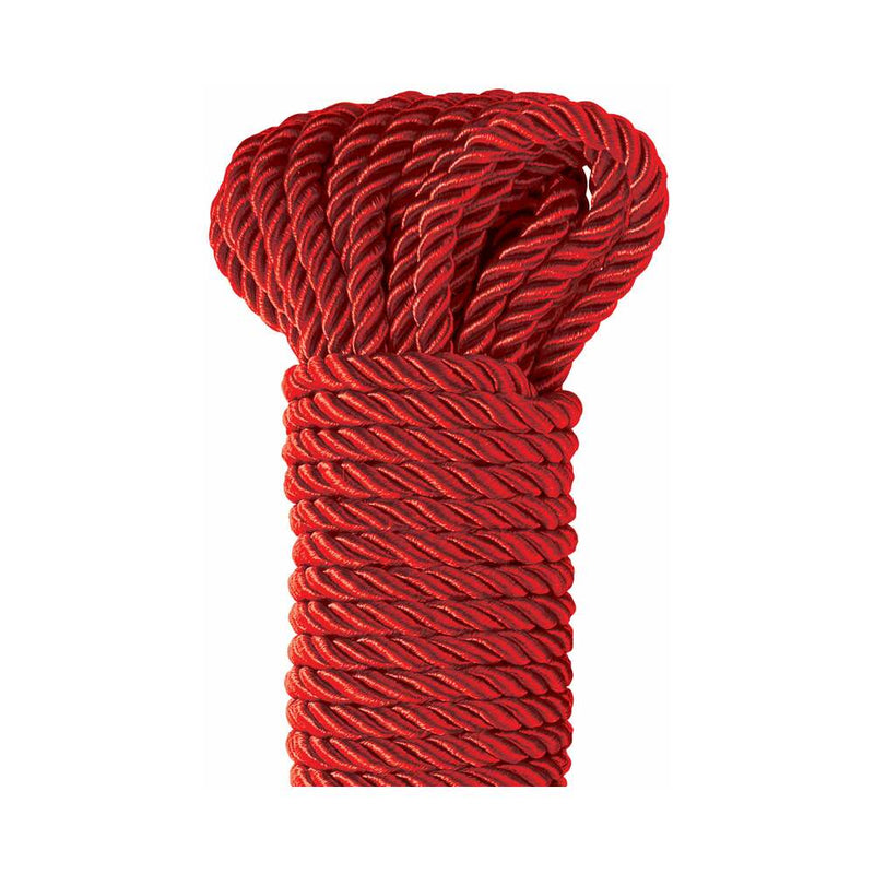 Fetish Fantasy Series Deluxe Silk Rope 9.75 m / 32 ft. Red