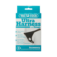 Vac-U-Lock - Ultra Harness - With Snaps Black